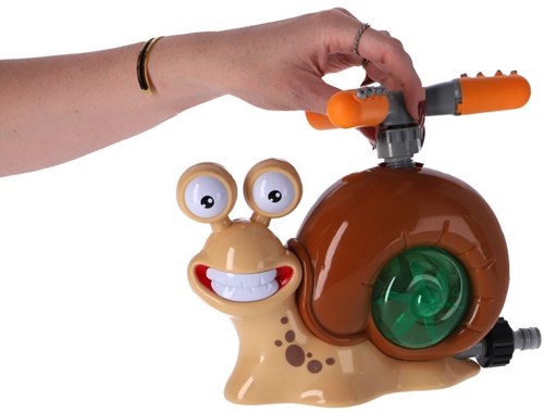 KiddyGo juguete de agua caracol - rociador colorido para diversión al aire libre