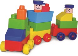 Edushape Mini Edu Tren en bolsa - 30 piezas
