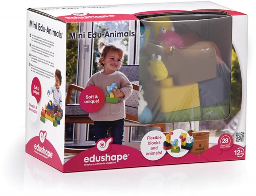 Edushape Mini Edu Animals Set 6 Animales + 22 Bloques-2