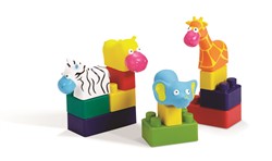 Edushape Mini Edu Bolsa de Animales - 28 piezas