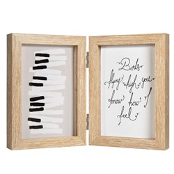 Henzo Fotolijst piano tweeluik 13x18cm
