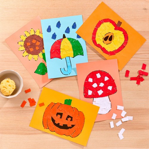 Haba set de manualidades otoño - pegatinas creativas para niños-3