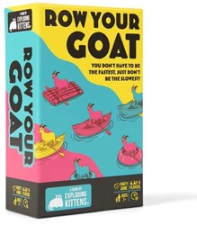 Exploding Kittens juego de cartas Row your Goat - juego de fiesta rápido para niños