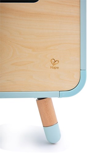 Hape banco de juguetes - baúl de madera para niños - asiento 2 en 1-3