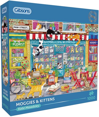 Gibsons puzzle gatos y gatitos 1000 piezas ecológico