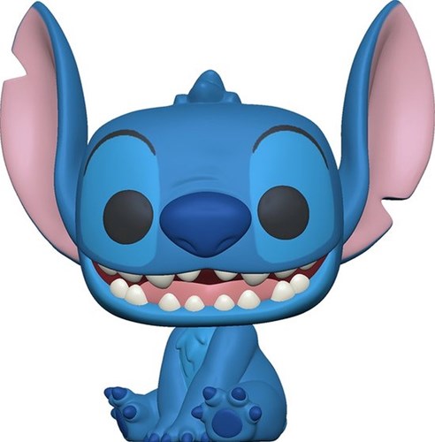 Funko Disney figura de juego Stitch sonriente sentado 9cm vinilo-3