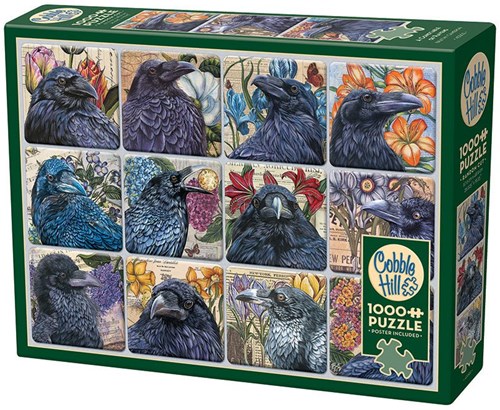 Cobble Hill puzzle 1000 piezas Ravens rompecabezas adultos niños
