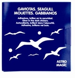 Harlekijn pegatinas glow in the dark gaviotas - adhesivos de pared luminosos