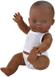 Paola Reina muñeca bebé Gordi niño oscuro ropa interior 34 cm - aroma vainilla