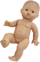 Paola Reina Gordi Muñeca Bebé Niña Blanca - 34 cm
