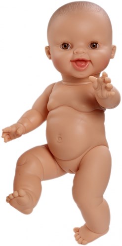 Paola Reina muñeca bebé Gordi niña sonriente 34cm muñeca vinilo