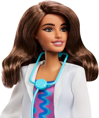 Muñeca Barbie doctora - Barbie Careers muñeca de juguete 27 cm con accesorios-3