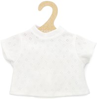 Asi ropa para muñecas - camiseta de algodón blanca manga corta moda muñecas