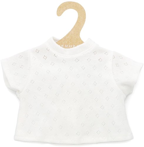 Asi ropa para muñecas - camiseta de algodón blanca manga corta moda muñecas