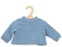 Asi ropa para muñecas - camiseta de algodón de manga larga, azul suave