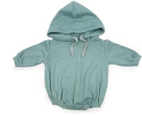Asi ropa para muñecas - body de manga larga con capucha, verde antiguo, conjunto para muñecas