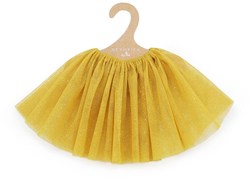 Asi falda de tul ocre dorado para muñeca - accesorio ropa muñecas