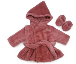 Asi ropa para muñecas albornoz clásico rosa - accesorio muñeca