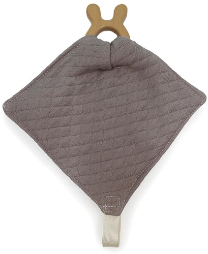Asi ropa para muñeca comforter estampado vintage gris y azul accesorio muñeca