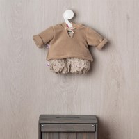 Asi ropa para muñecas - Body y chaqueta de forro polar multicolor