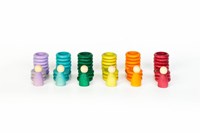 Grapat juguetes de madera Nins, anillos & monedas colores alternativos 60 piezas-3