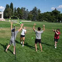 DoUPlay juego al aire libre Bamzball Game 2ct Ball juguete activo