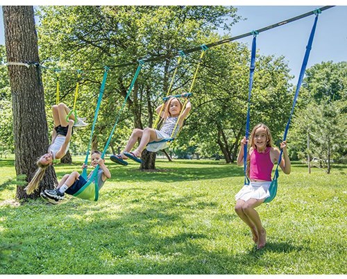 Trelines set de columpio línea de gimnasia 11m - juego exterior para niños-2