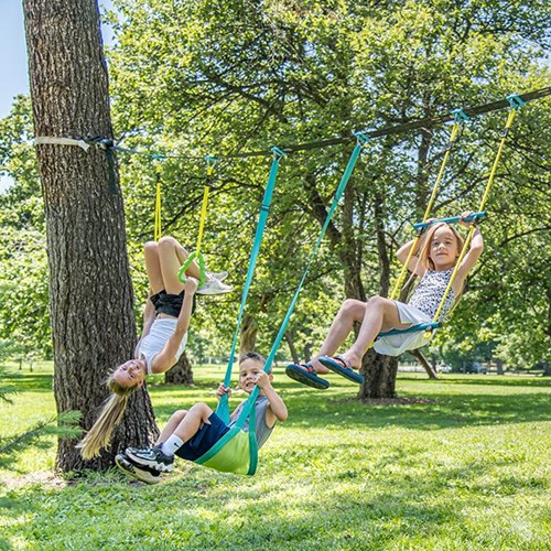 Trelines set de columpio línea de gimnasia 11m - juego exterior para niños