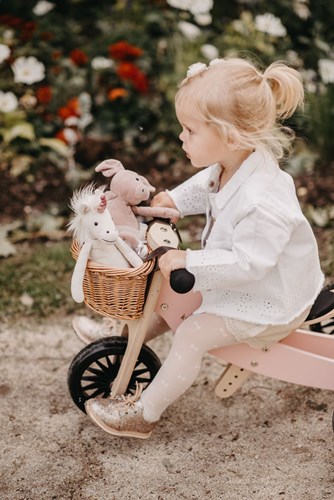 kinderfeets loopfiets tiny tot plus rose 4