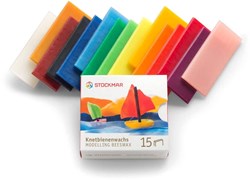 Stockmar cera de modelar creativa 15 colores - 100x40 mm