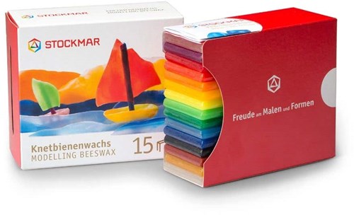 Stockmar cera de modelar creativa 15 colores - 100x40 mm-2