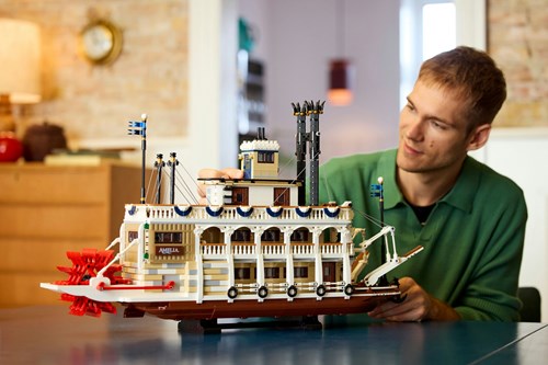 LEGO River Steamboat set de construcción - barco de juego creativo para niños-3