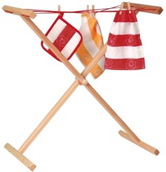 nic tendedero de madera juguete para niños - Glückskäfer marrón 62 cm