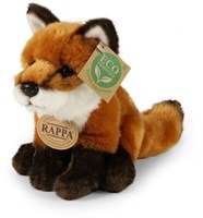 Rappa peluche zorro ecológico sentado 18 cm juguete