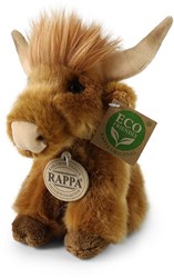 Rappa peluche vaca Highland 16 cm juguete ecológico