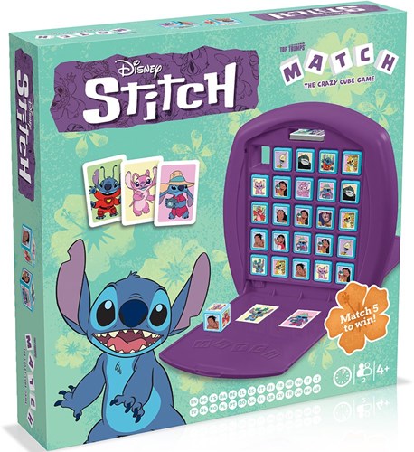 Winning Moves Stitch Top Trumps Match juego - juguete Disney