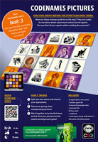 Asmodee juego de mesa Codenames Pictures juego de cartas para niños y adultos-3