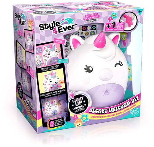 Secret Deco DIY Lámpara Unicornio LED lámpara infantil juguete creativo
