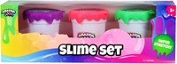 Amazing Cool slime diversión 3 piezas morado verde rosa set