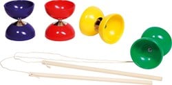 Goki Diabolo avec baguettes et ficelle