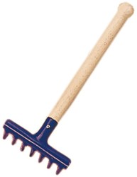 nic mini rastrillo azul 26cm juguete jardinería arena