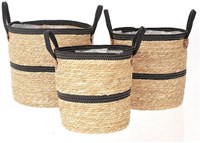 HBX natural living set de cestas para plantas de juguete - cartón decorativo