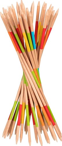 Goki juego Mikado - juego de destreza de madera 27cm clásico-2