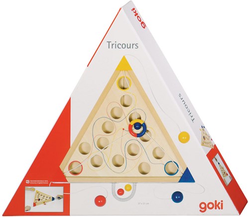 Goki juego de habilidad cooperativo madera Tricours trabajo en equipo-3