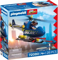 Playmobil helicóptero de policía juguete - helicóptero aventurero-2