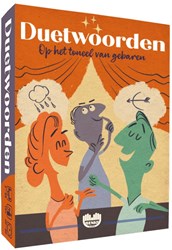 Asmodee juego de mesa Duetwoorden - juego de fiesta para equipos