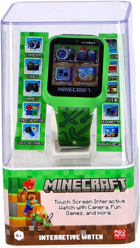 Accutime reloj interactivo Minecraft para niños con cámara y juegos