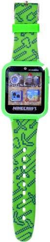 Accutime reloj interactivo Minecraft para niños con cámara y juegos-3
