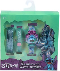 Accutime reloj infantil Stitch set de regalo con accesorios - reloj digital