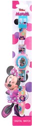 Accutime reloj infantil Minnie Mouse - reloj digital LED morado